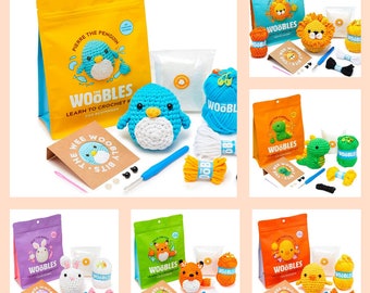 Animals Crochet Kits by Woobles