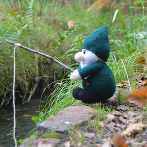 Norbert the Gnome Toy PDF Knitting Pattern