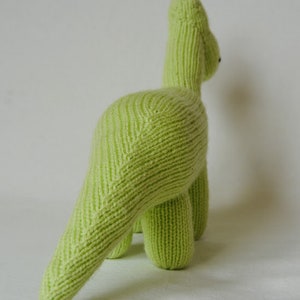 Brax the Brachiosaurus knitting pattern/ knitted toy pattern image 4