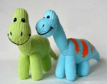 Brax the Brachiosaurus knitting pattern/ knitted toy pattern