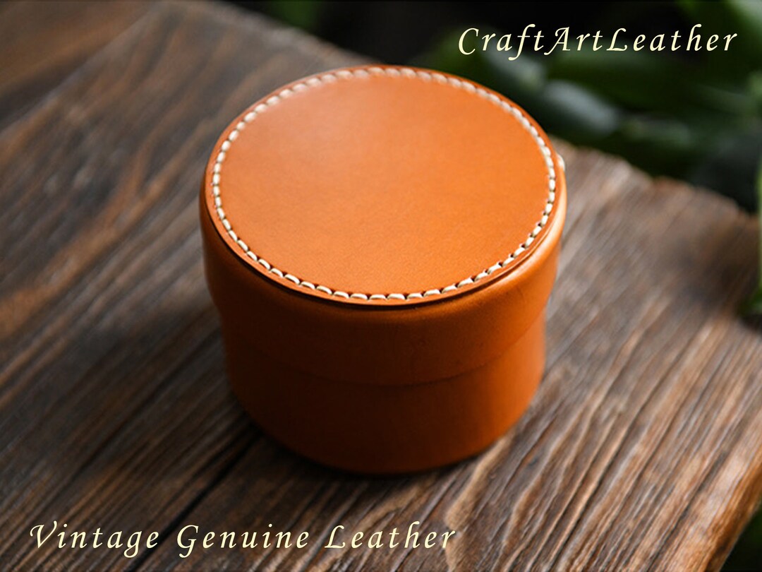 Hand Sewn Jewelry Storage Box Leather Jewelry Boxgifts for Etsy