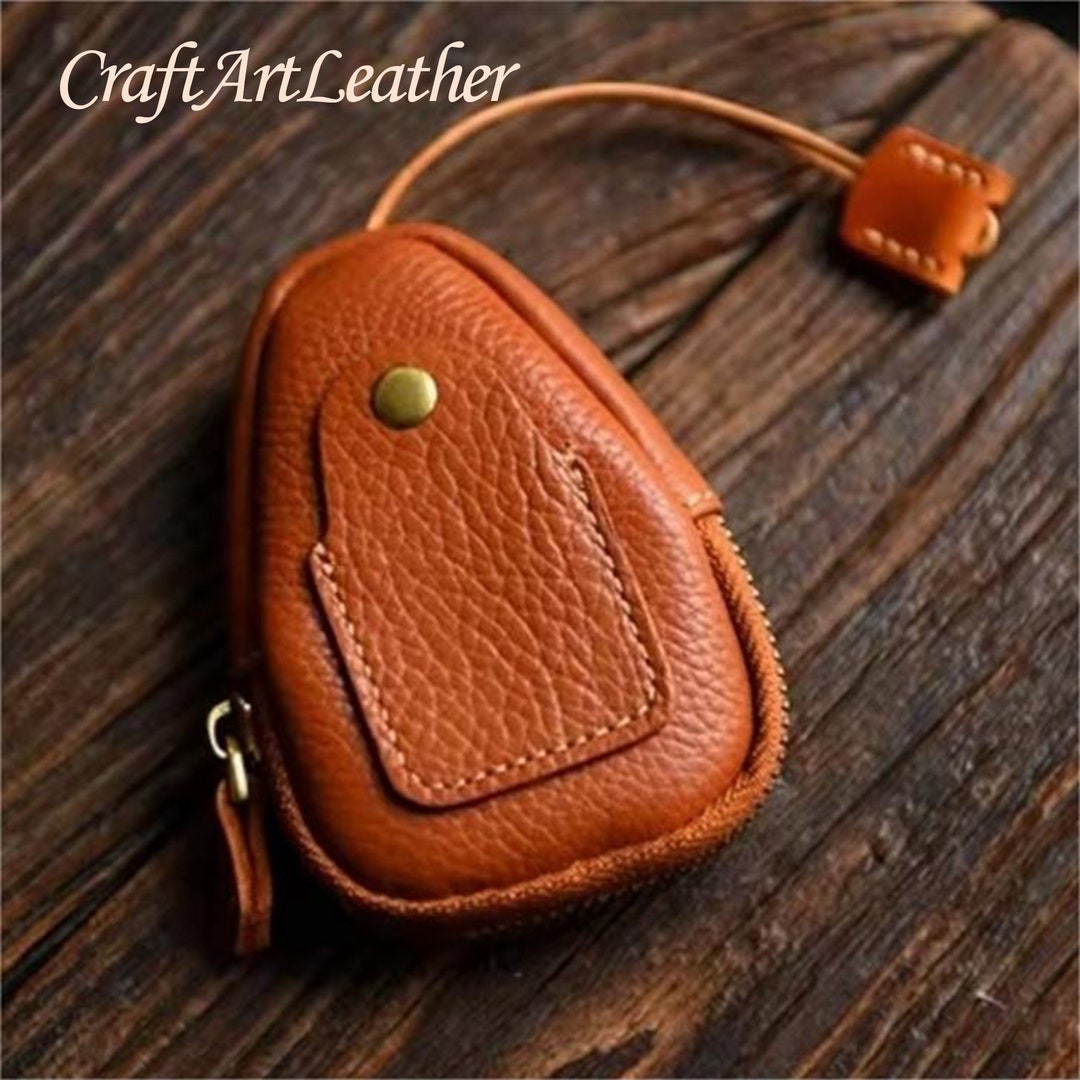 Porte-clés Portefeuille En Cuir Unisexe AKSHIDE - Porte-cartes, Monnaie, Clés, Avec étiquettes