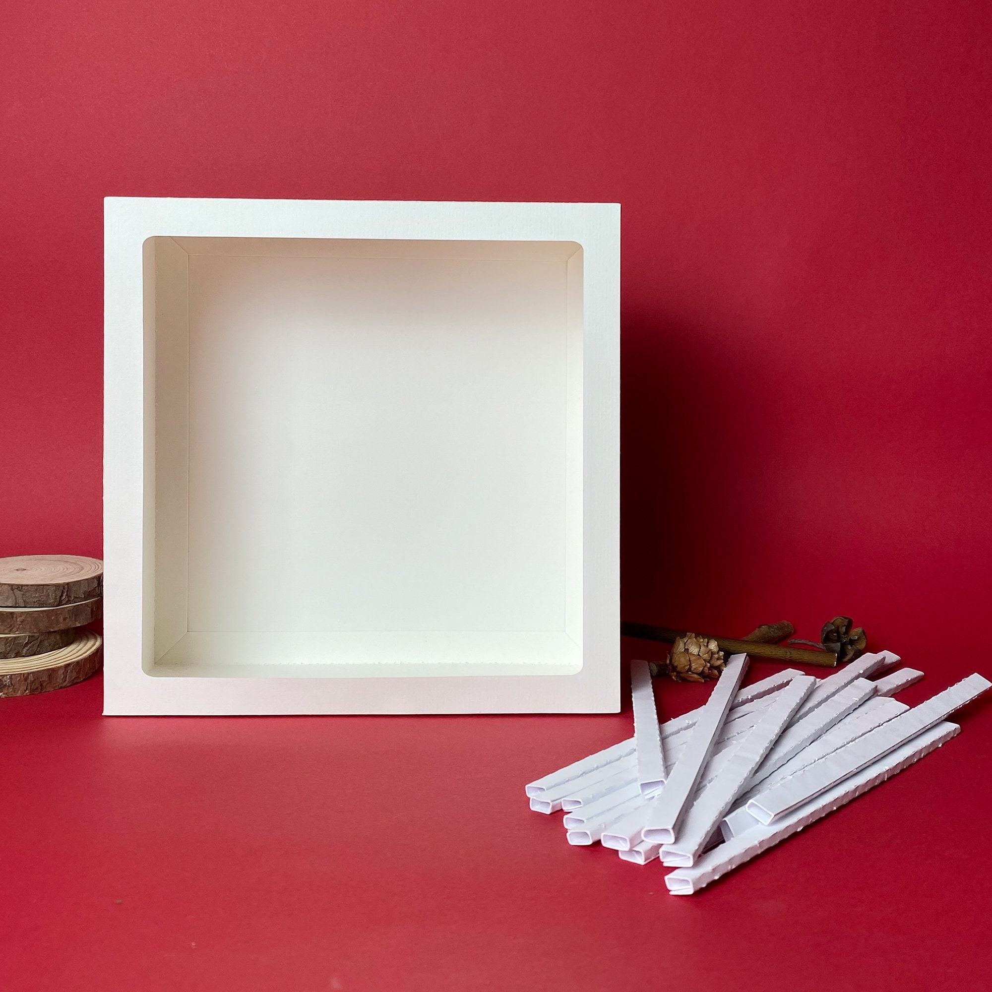 Combo Cardstock Frame and Spacer for Square Templates 3D Etsy