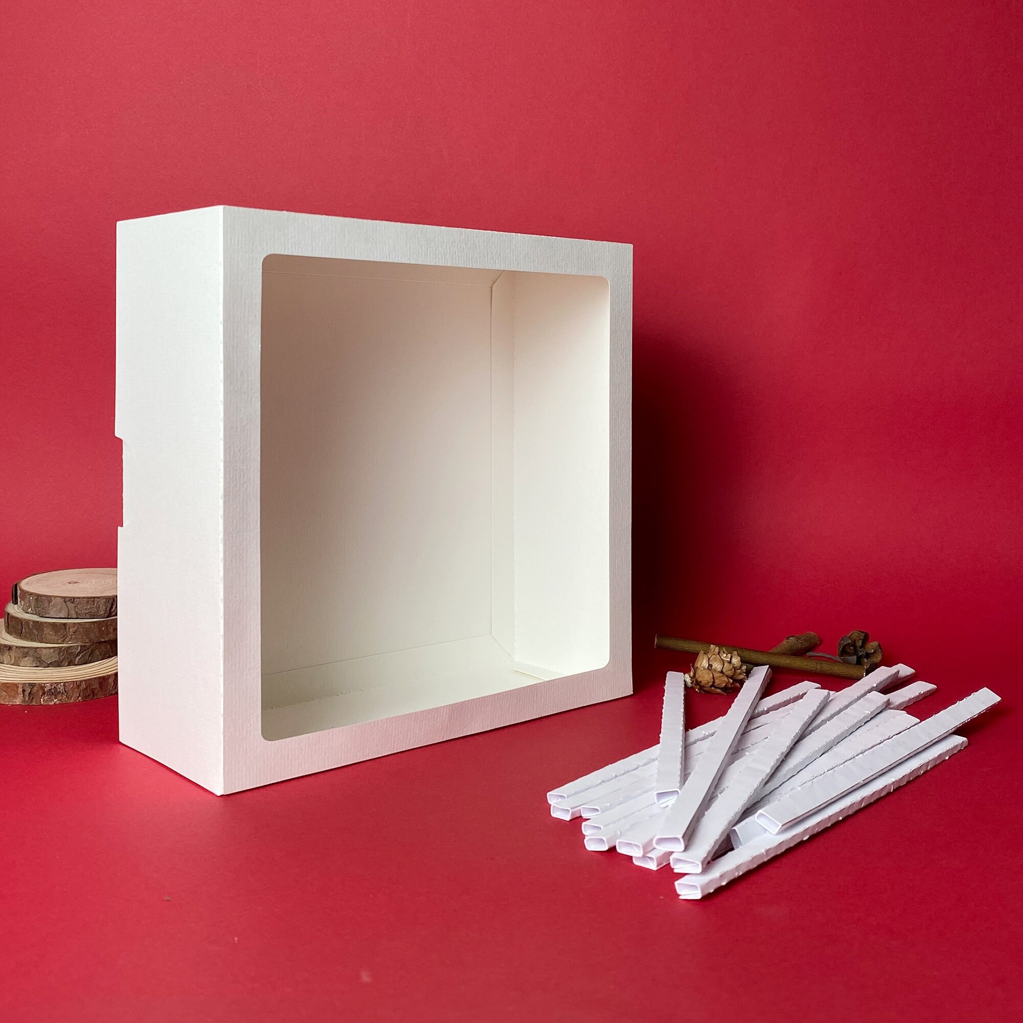 Combo Cardstock Frame and Spacer for Square Templates 3D Etsy