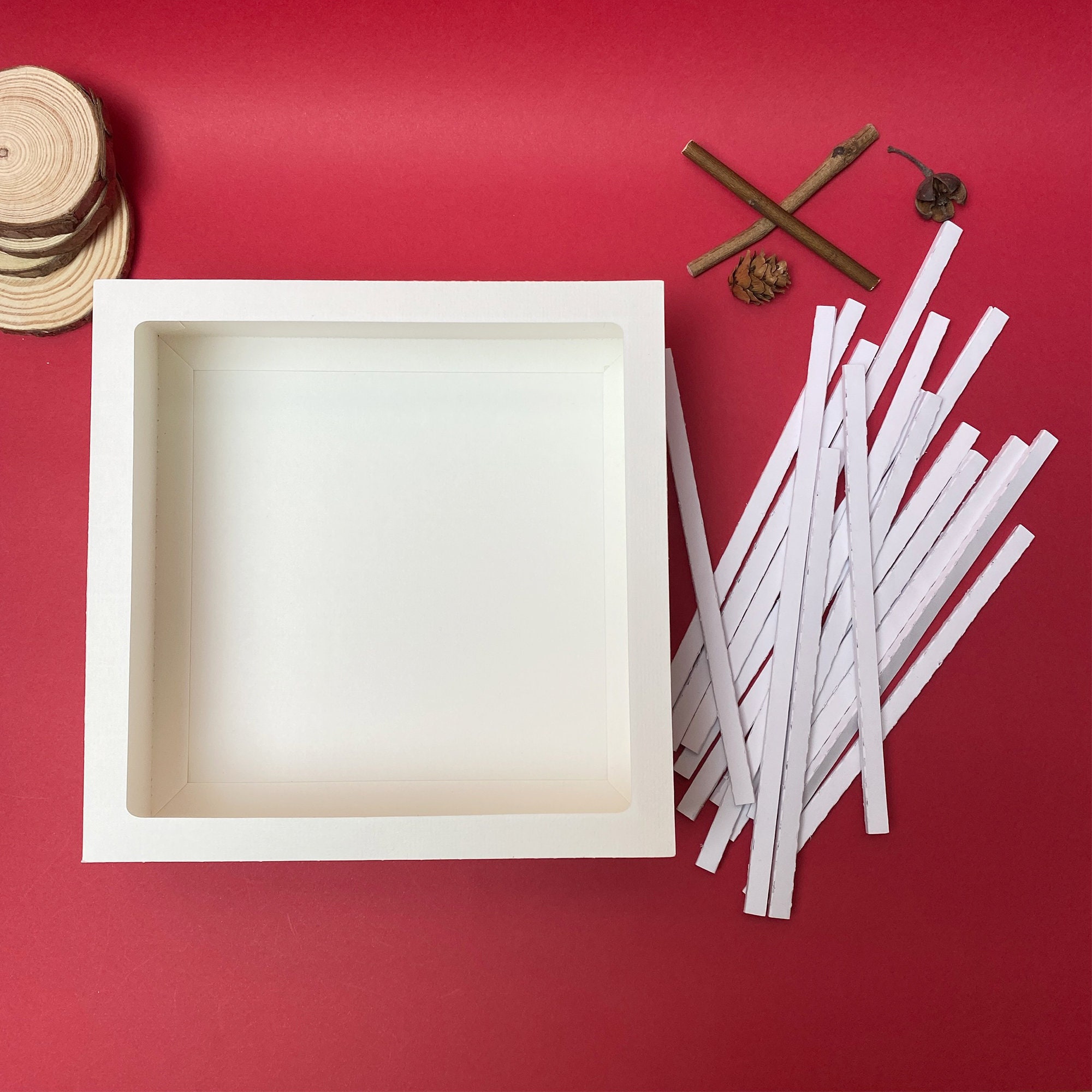 Combo Cardstock Frame and Spacer for Square Templates 3D Etsy