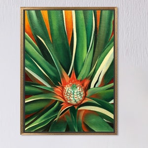 Georgia O&#39;keeffe Canvas Art, Floral Wall Art, Flower Wall Hanging, Christmas Decor Art, Famous Canvas Gift, Large Wall Decor,