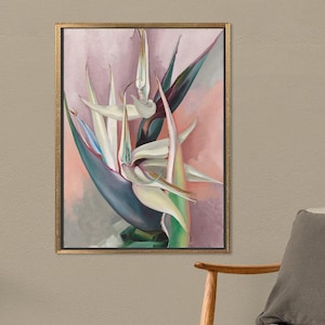 Bridesmaid Gift, Abstract Canvas Decor, Reproduction Canvas Print, Surreal Art, Georgia o&#39;Keeffe Wall Hangings, Printable Wall Art,
