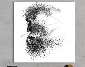 Abstract Sexy Woman - Etsy