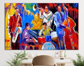 アート・デザイン・音楽 Painting oil on canvas 100cmx100cm Amazon.com: Yotree Paintings，24X48 Inch Wall Art Oil