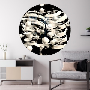 Maurits Cornelis Escher Wall Decor, Surreal Wall Hanging, Modern Art Decor, Wall Art Prints, Bond of Union Wall Decor, Gift For Him,