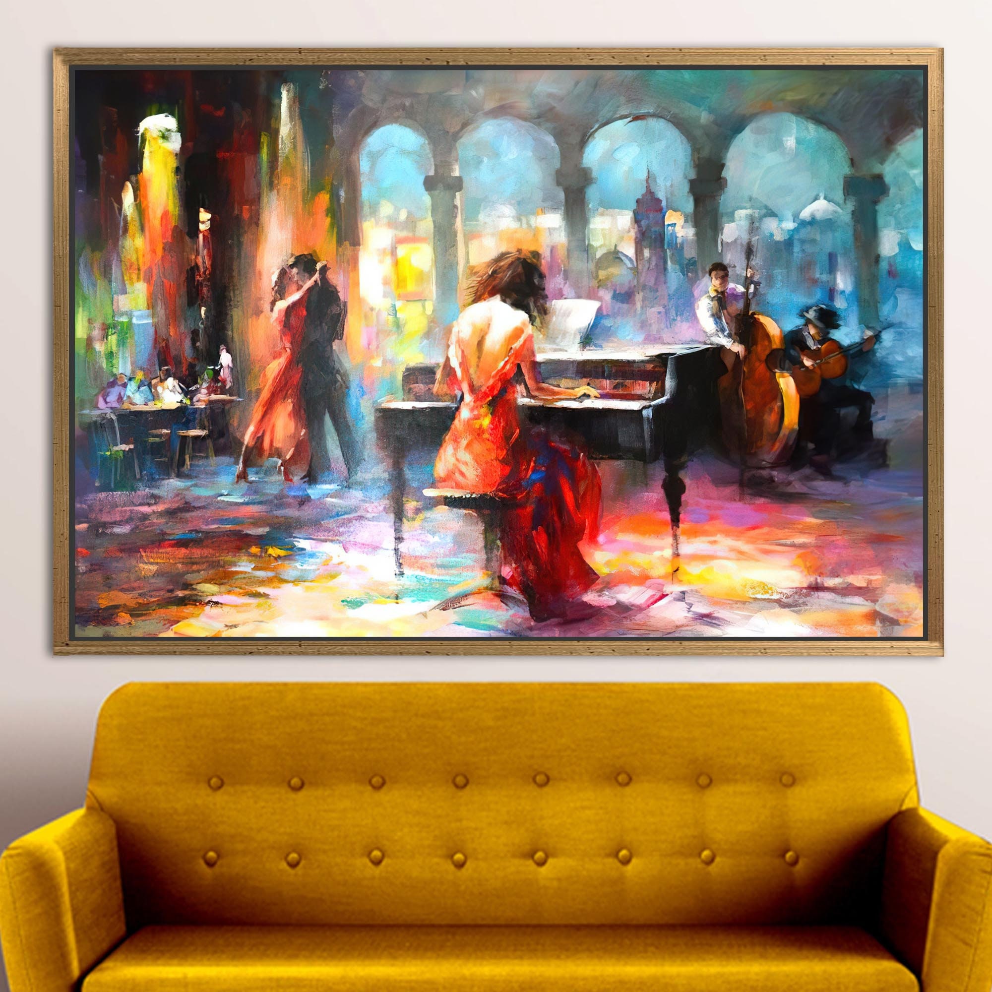 Haenraets Willem, Abstract Music Wall Art, Musician Artwork