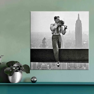3D Wall Art, Canvas Decor, Canvas Art, Charles C. Ebbets, Charles C. Ebbets Canvas Print, New York Canvas Print, Lunchtime Atop a Skyscraper