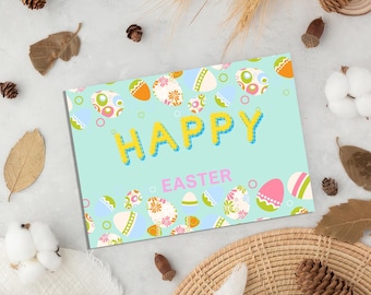 Editable Easter Digital Gift Card | Canva Template | Instant Download & Customize