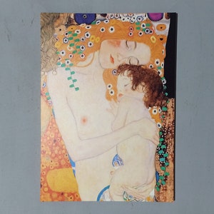Gustav Klimt The Three Ages of Woman, Reproduction Artwork, Famous Poster, Klimt Canvas Gift, Klimt Woman Printed,