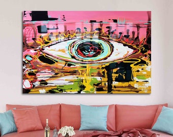 ガラス印刷、ガラス壁画、壁画、ピンクガラス、強化ガラス、抽象ガラス