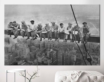 Lunch Atop a Skyscraper, Popular Poster, New York Wall Decor