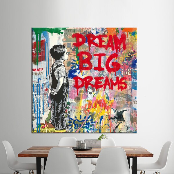 Dream Big Wall Art Etsy