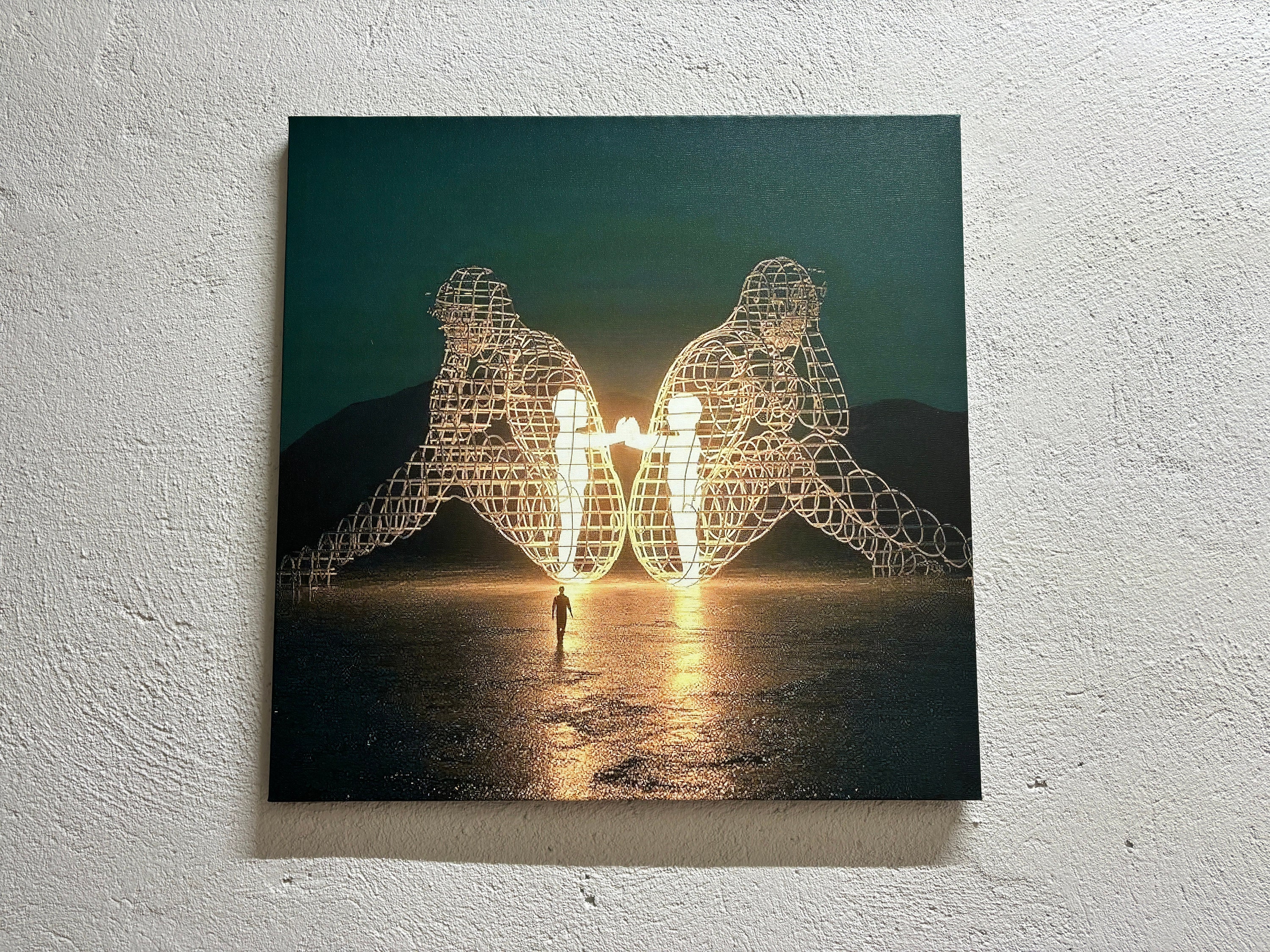 Two People Turning Their Backs on Each Other at Burning Man, Inner