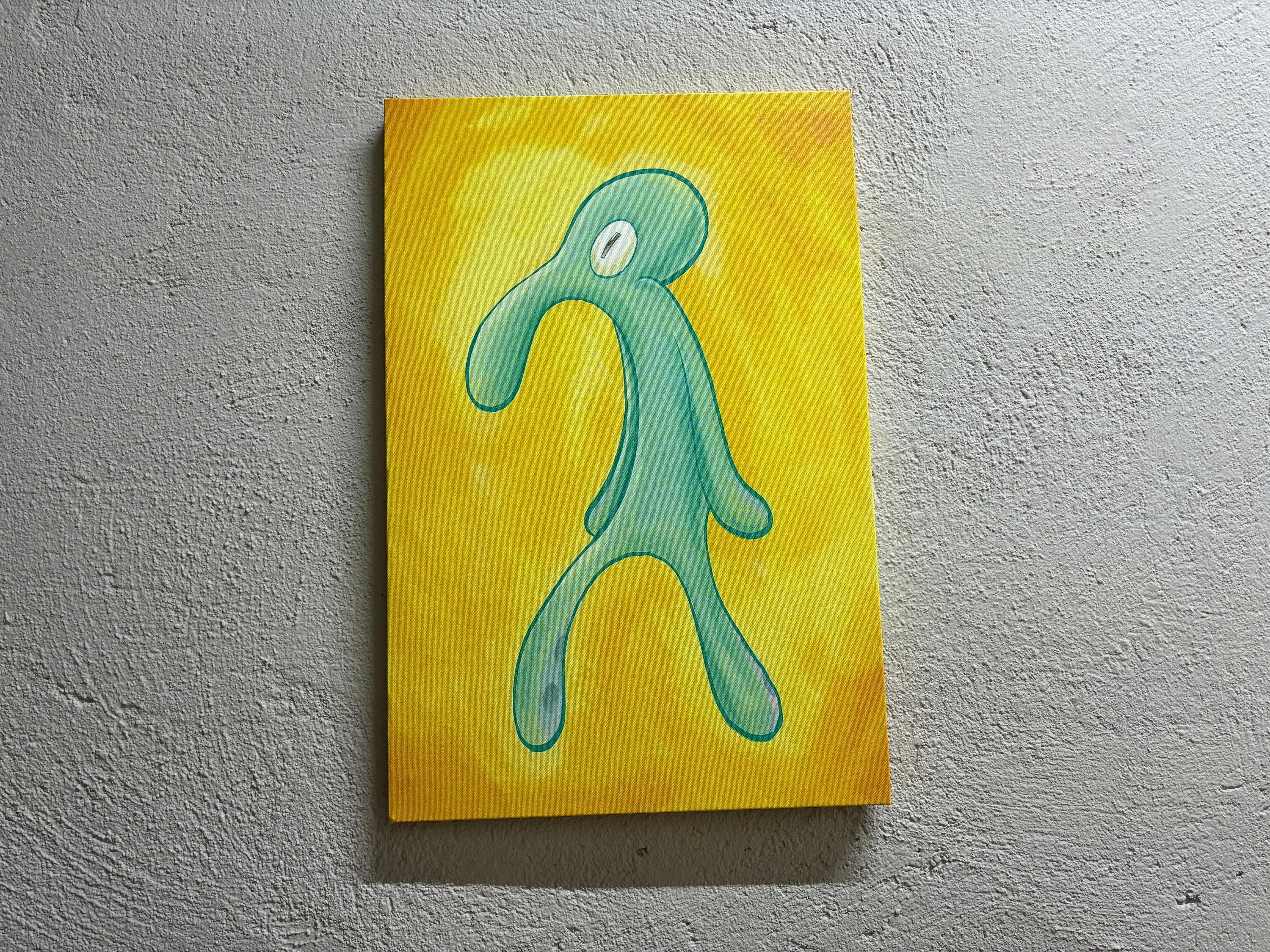 Squidward painting 2024