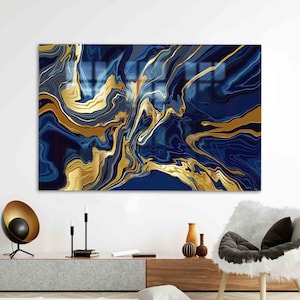 Glass Art, Glass Wall Decor, Wall Art, Modern Glass Art, Gold Glass, Abstract Glass Art, Contemporary Glass Printing,