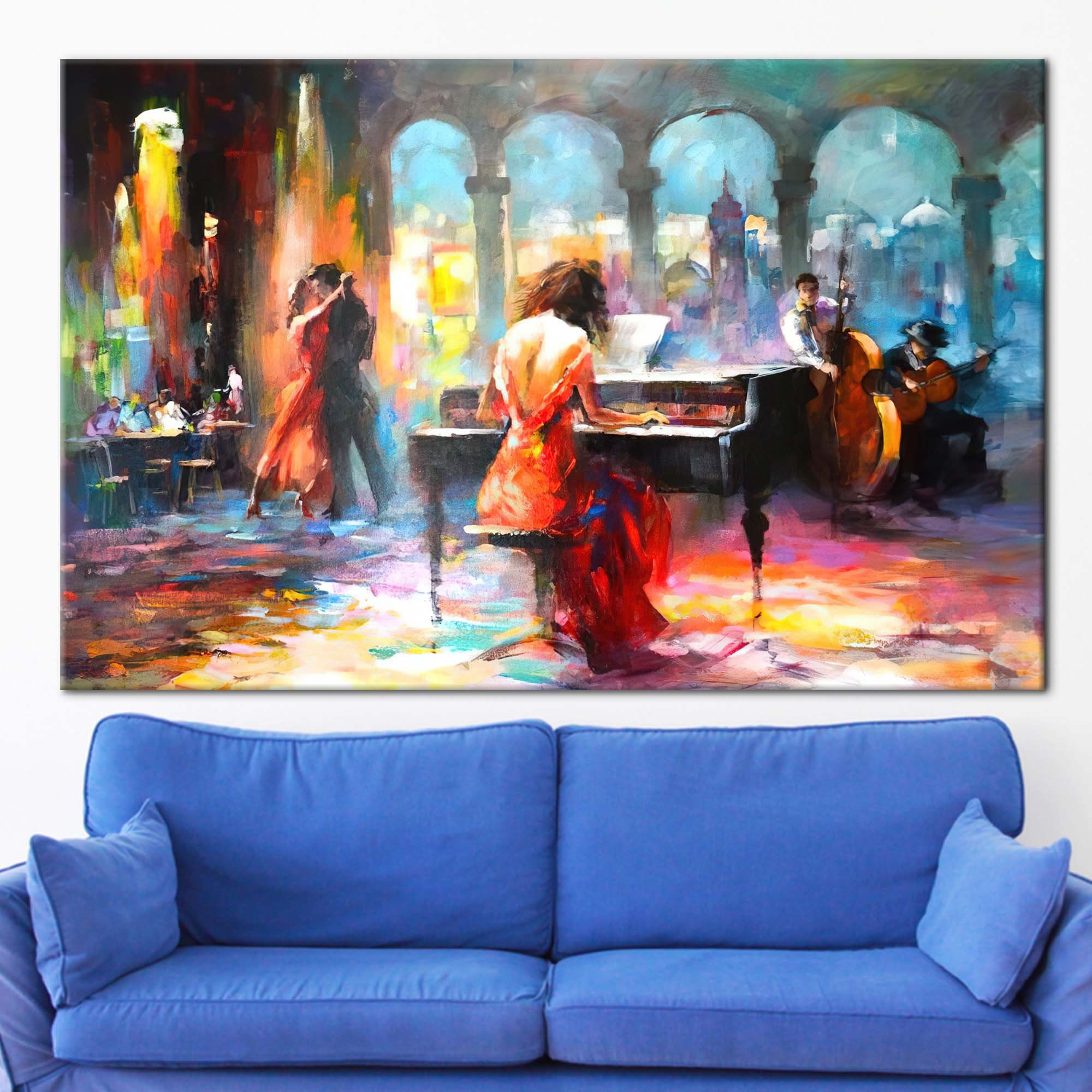 Haenraets Willem, Abstract Music Wall Art, Musician Artwork