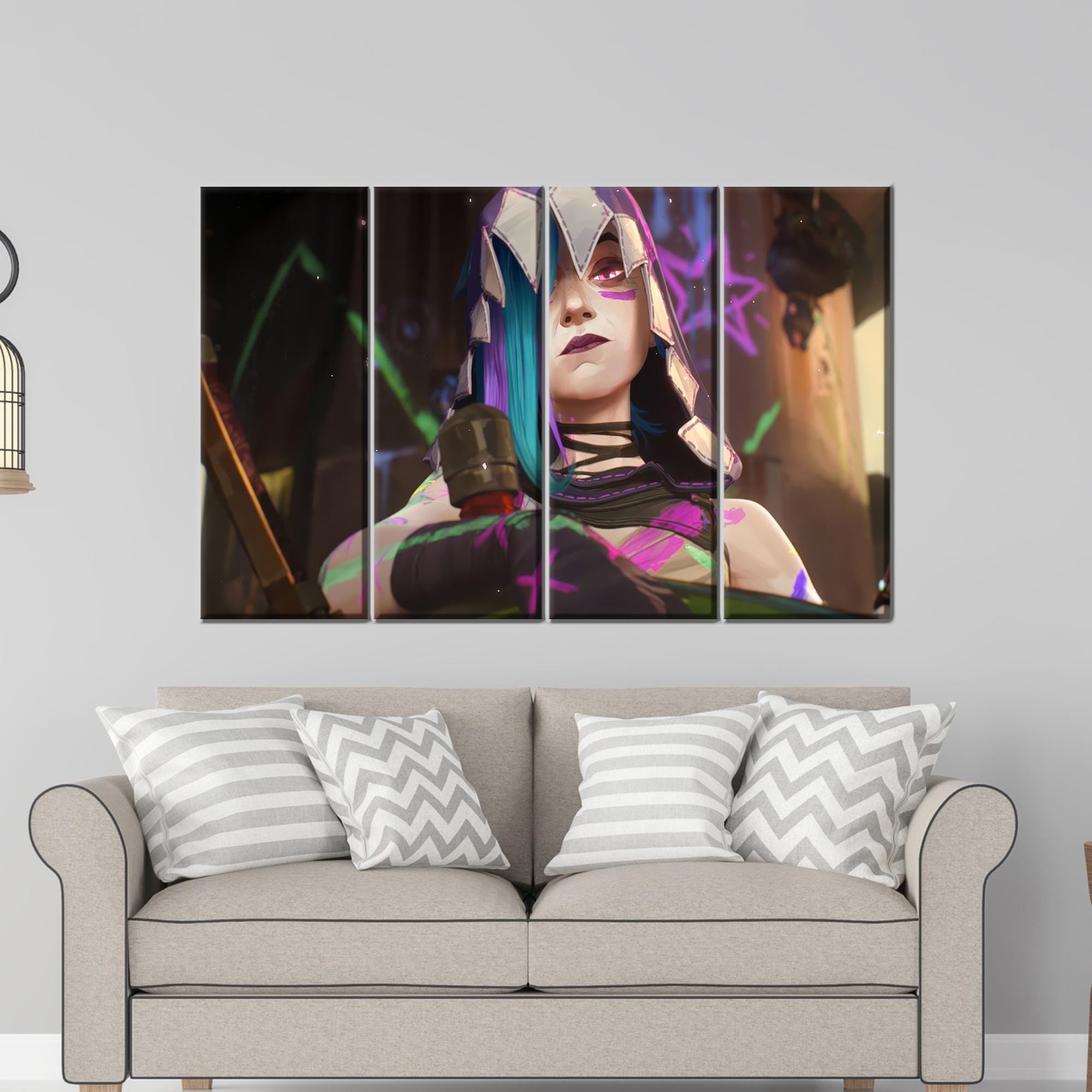 ジンクス絵画キャンバス、アーケインポスター、ゲームポスターギフト