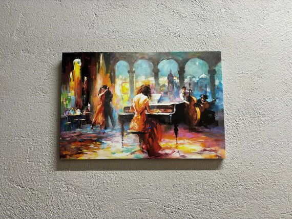 Haenraets Willem, Abstract Music Wall Art, Musician Artwork