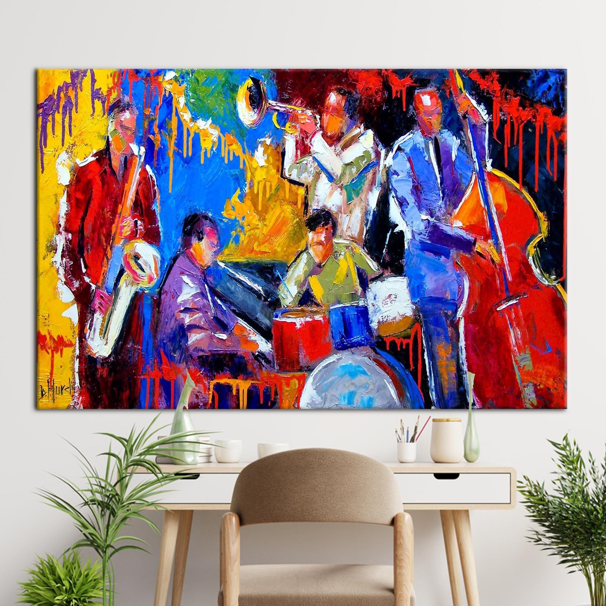 アート・デザイン・音楽 Painting oil on canvas F20 アート・デザイン・音楽 Painting oil on canvas F20 Handmade
