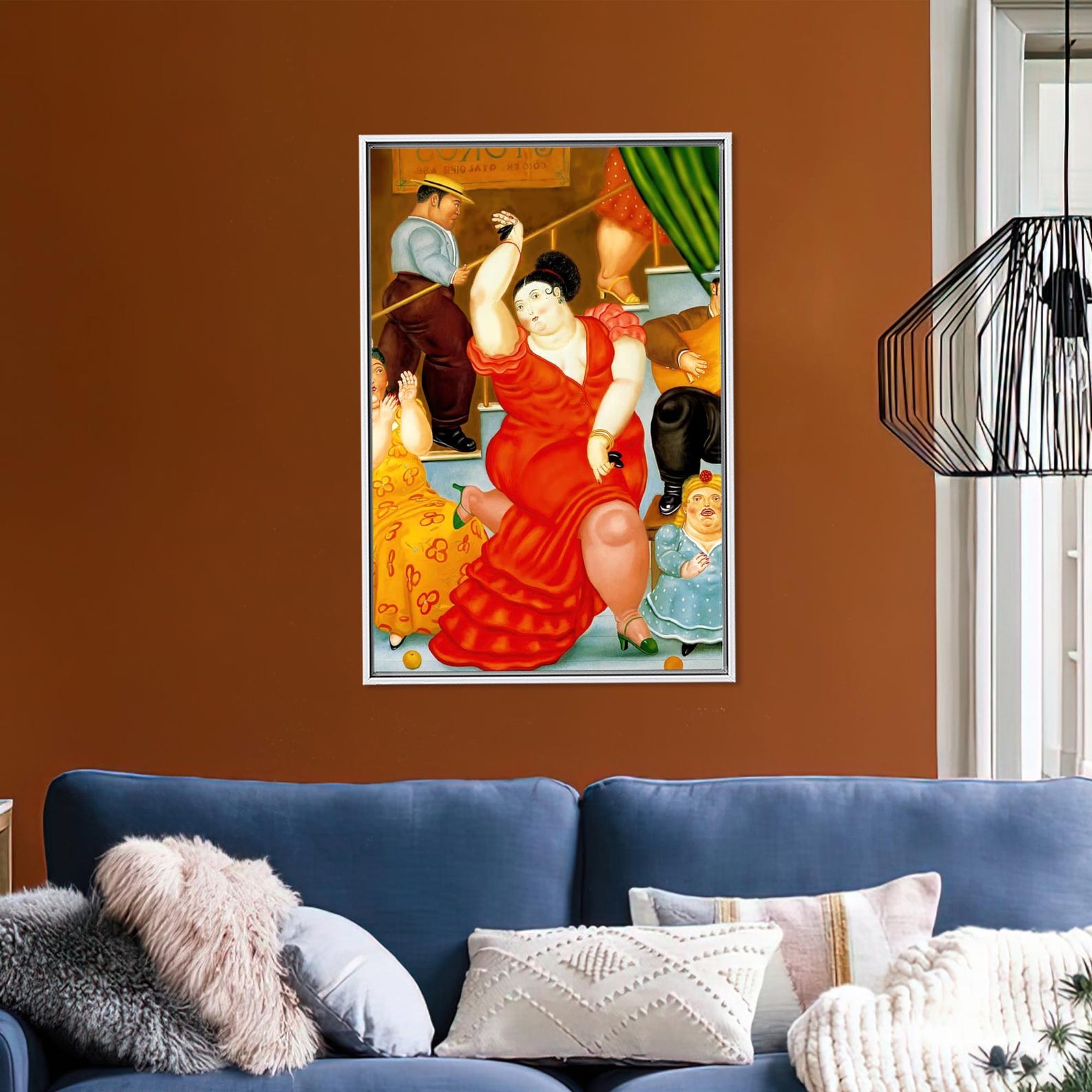 Famous Printed, Dancing Woman 3D Canvas, Fernando Botero Canvas Gift ...