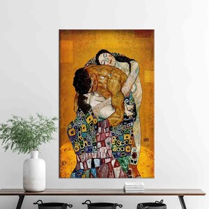 Wall Decor, Wall Art Canvas, Canvas Print, Gustav Klimt The Family, Reproduction Poster, Art Nouveau Canvas Print, Gustav Klimt Canvas, Gallery Wrapped
