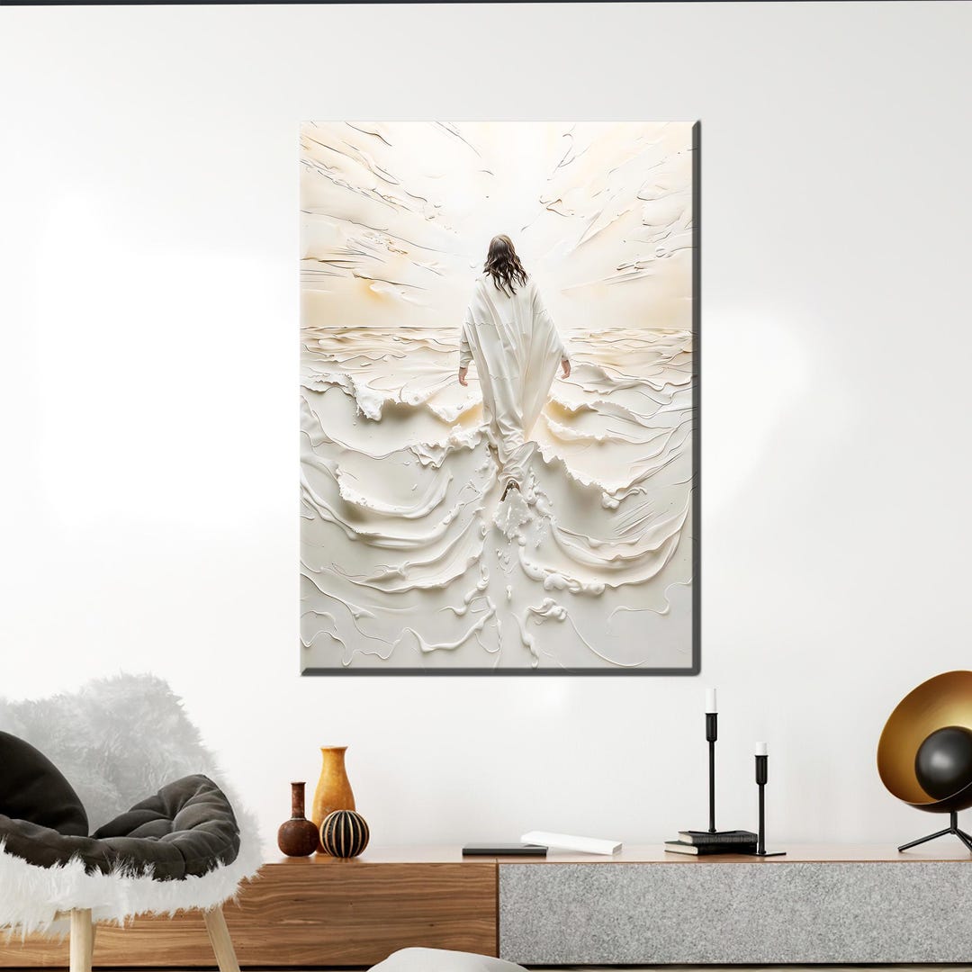 Spiritual Light Walk Canvas Art, Abstract Wall Decor, Christmas Gift ...
