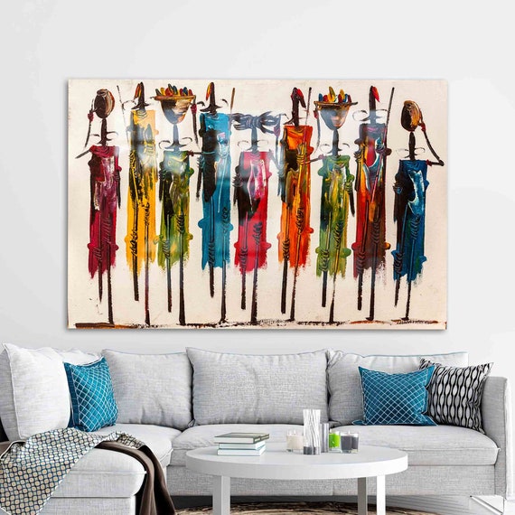 Glass Printing Glass Wall Art Wall Decoration African Wall Etsy