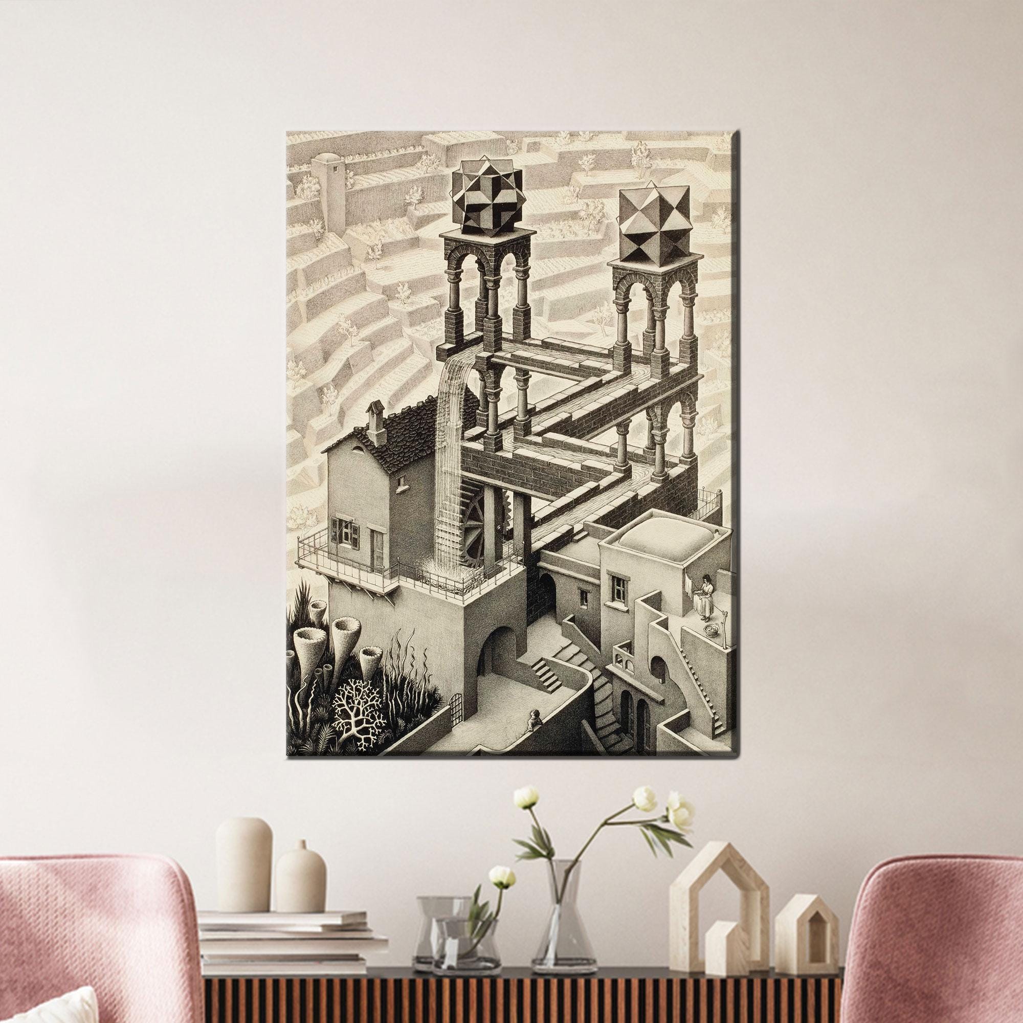 M c エッシャー ポスター - Etsy 日本