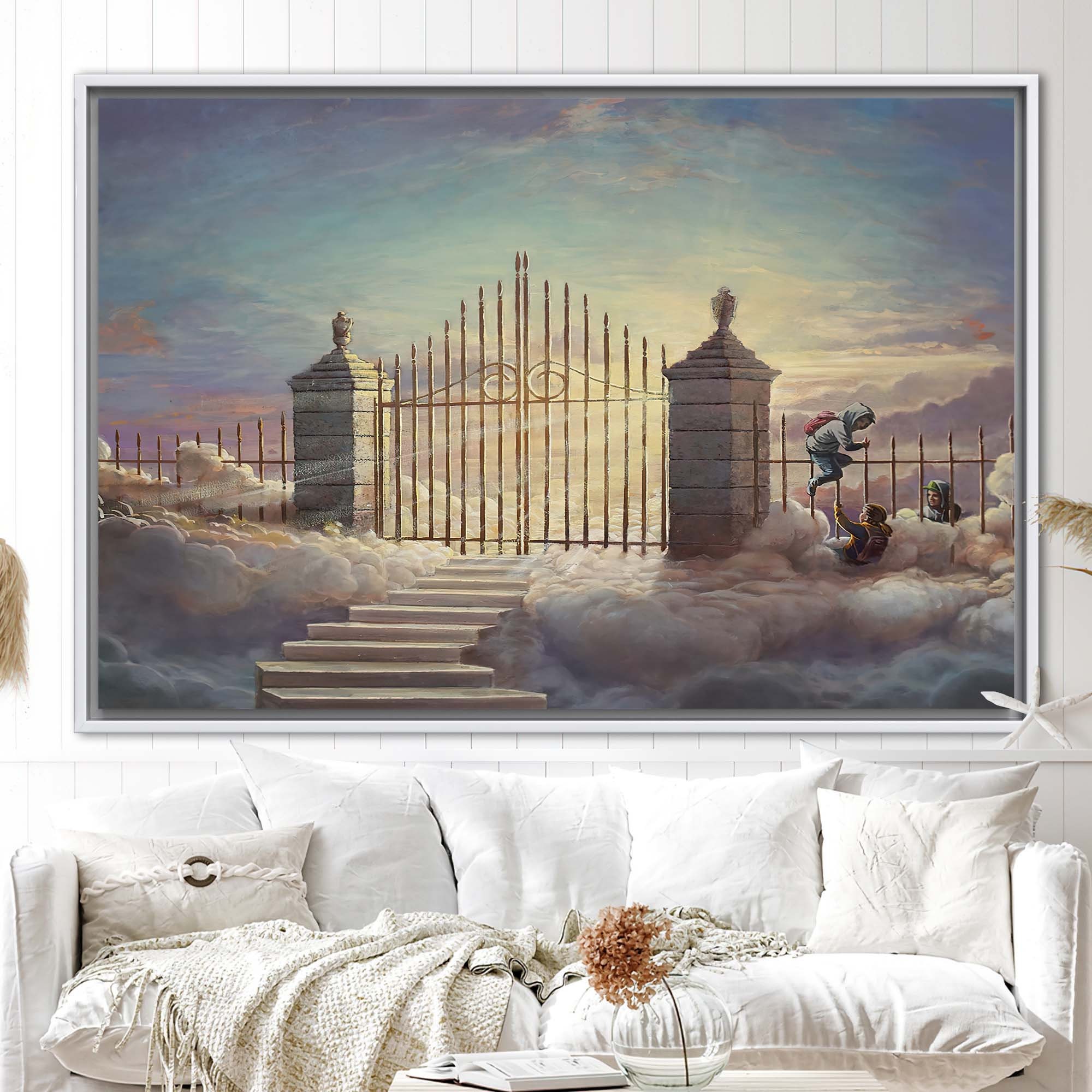 Banksy Pearly Gates, Street Wall Decor, Graffiti Wall Decor