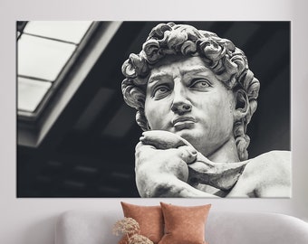 Large Canvas, Canvas Print, Canvas Gift, Statue of David Canvas