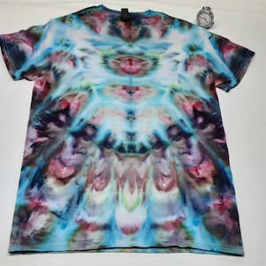 SMALL Tie-dye Shirt clothes psychedelic gift Festival Wear Full moon