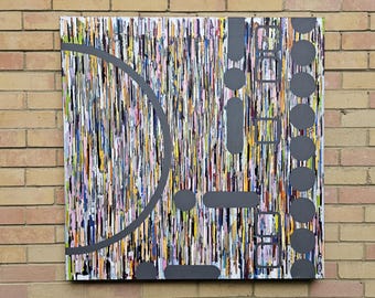 CODE Leinwand Wandkunst