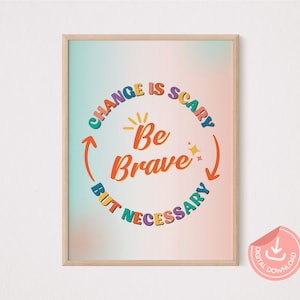 Printable Mental Health Poster, Therapy Office Décor,  School Psychologist Office Décor, School Counselor Gift, Psychology Gift