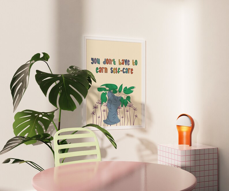 Mental Health Poster, Self-care Printable, Therapy Office Décor, Mental Health, Office Wall Art ...