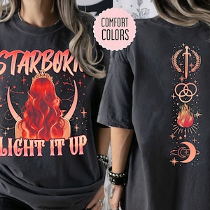 Bryce Quinlan Starborn Shirt - 'Light It Up Crescent City' Tee, Bryce Quinlan Merch,Lunathion Fan Apparel,Booktok Inspired Shirts