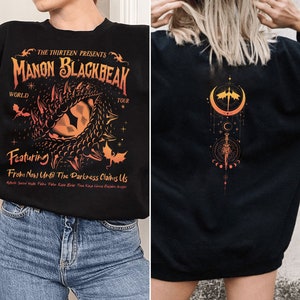 Manon Blackbeak Throne of Glass Shirt, 'The Thirteen' Inspired, 'From Now Until The Darkness Claims Us' Design, ACOTAR Crescent City Fan Top