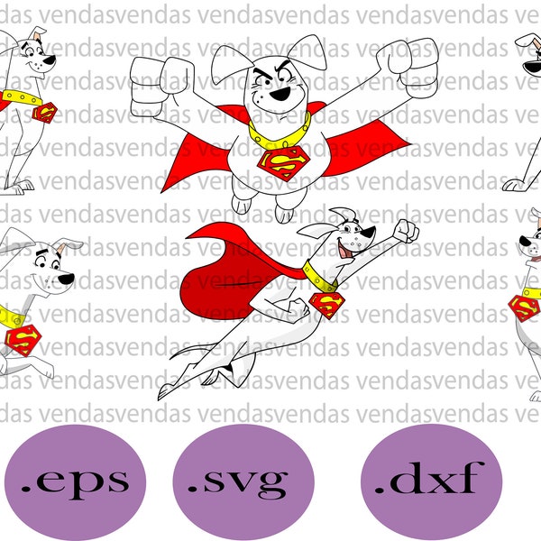 DC League of Super Pets-Movie SVG-Hund Png-Süperhero SVG-Kids Held