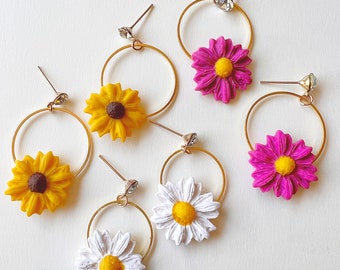 Daisy Earrings | Spring Earrings | Flower Earrings | Sunflower Earrings