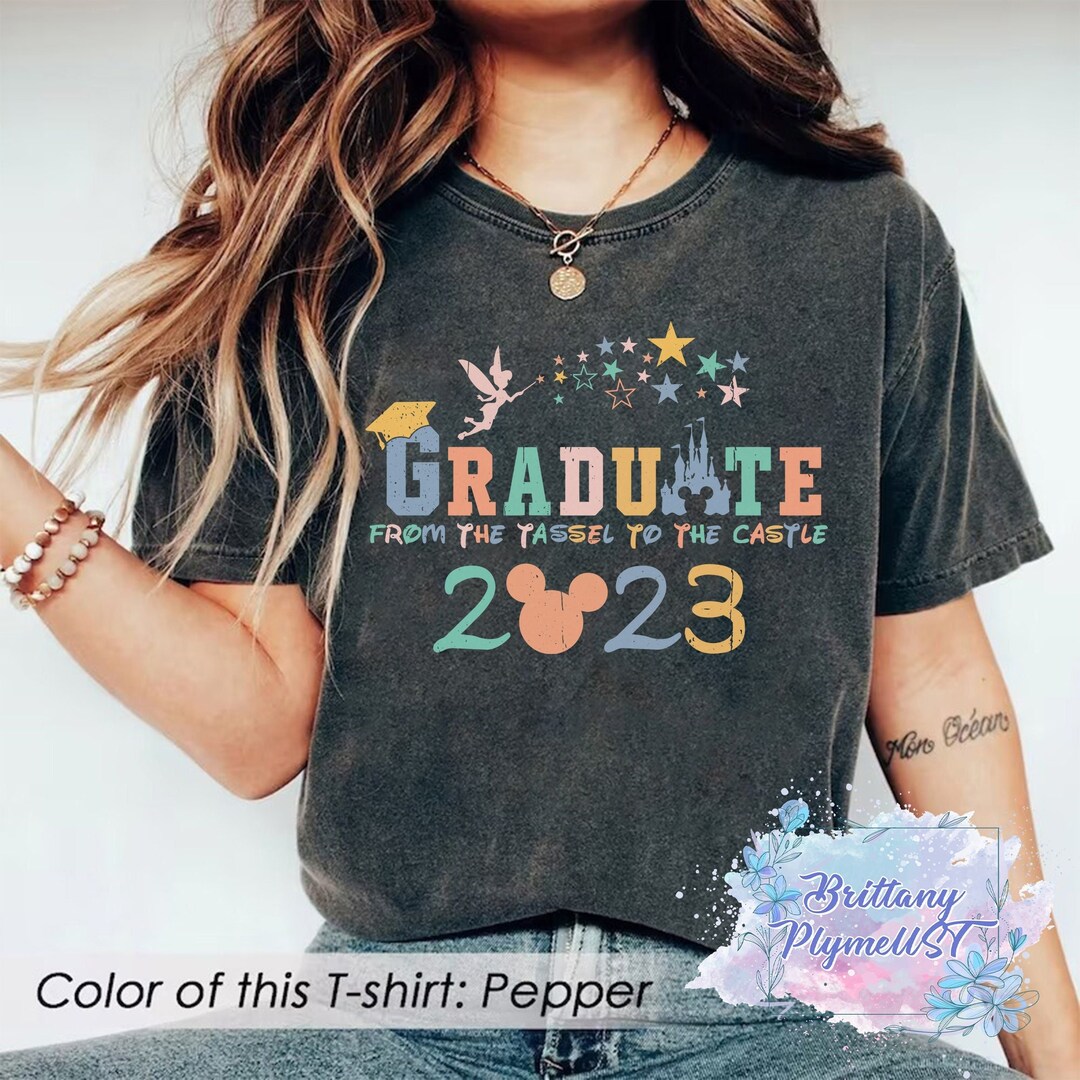 Disney Graduation Shirt Senior 2023 Tshirt Disney School Etsy