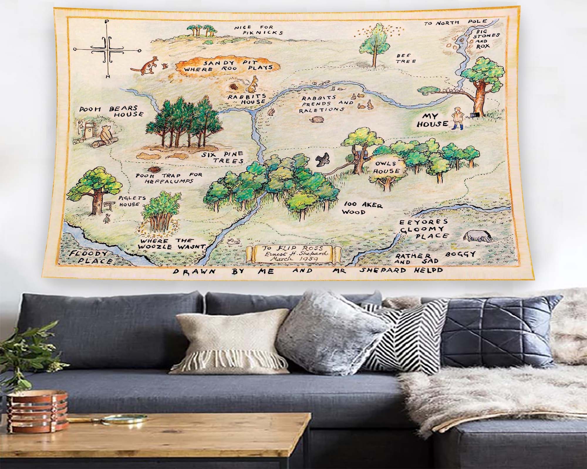 100 acre wood jouet chiffre et lettre