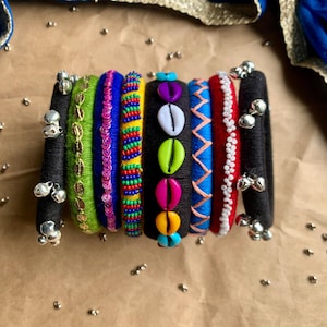 Colorful Stacked Bracelets, Bohemian jewelry, Navratri bracelets, Personalized jewelry, Boho jewelry, Boho bracelet, Festival Bracelets