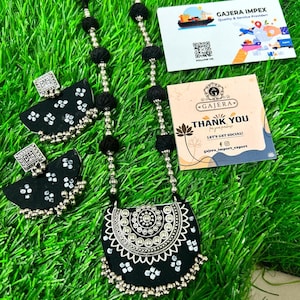 2 Set of Handmade Necklace for Wedding & Navratri, Traditional jewelry with earrings, Gift for her, Wedding Choker for woman, Best Gift