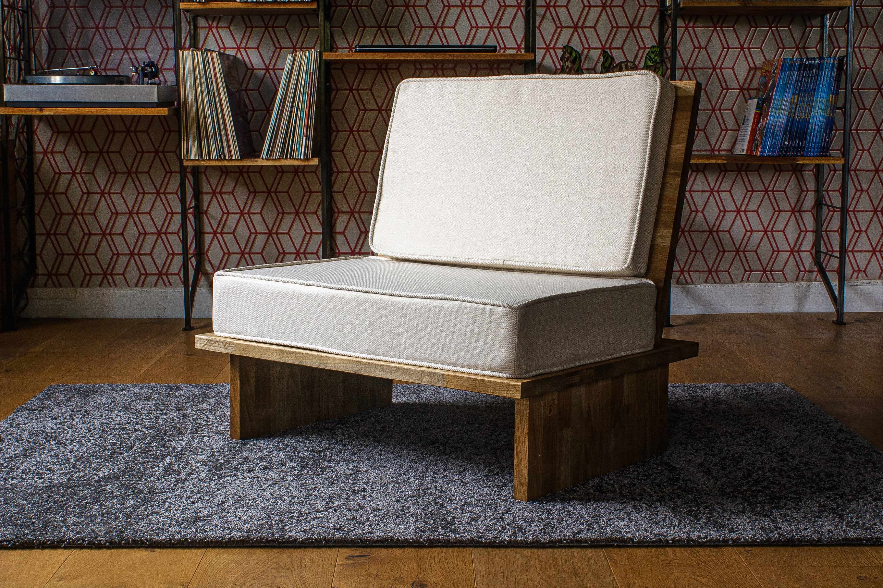 L'écru. fauteuil De