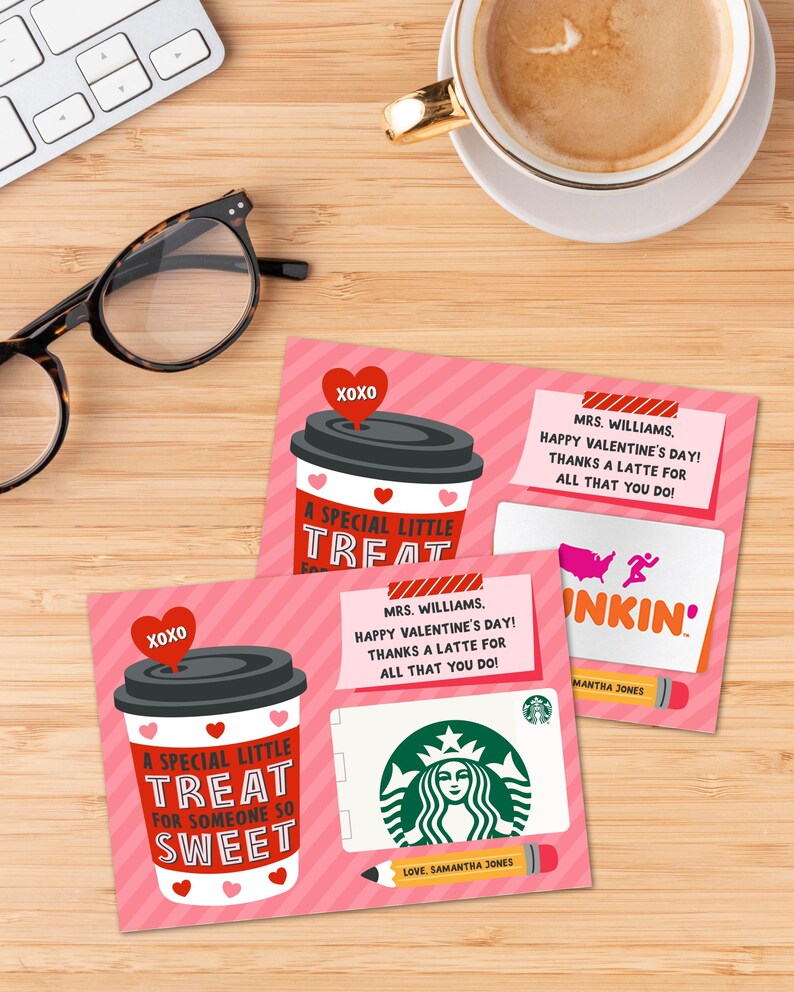 Editable Valentines Day Gift Card Holder, Teacher Gift, Printable Gift ...