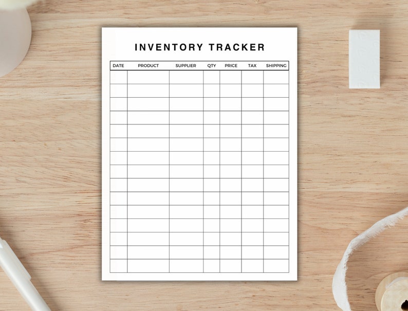 Usda Inventory Sheet.pdf Inventory Tracker, Inventory Management Sheet, Stock Tracking, Product ...